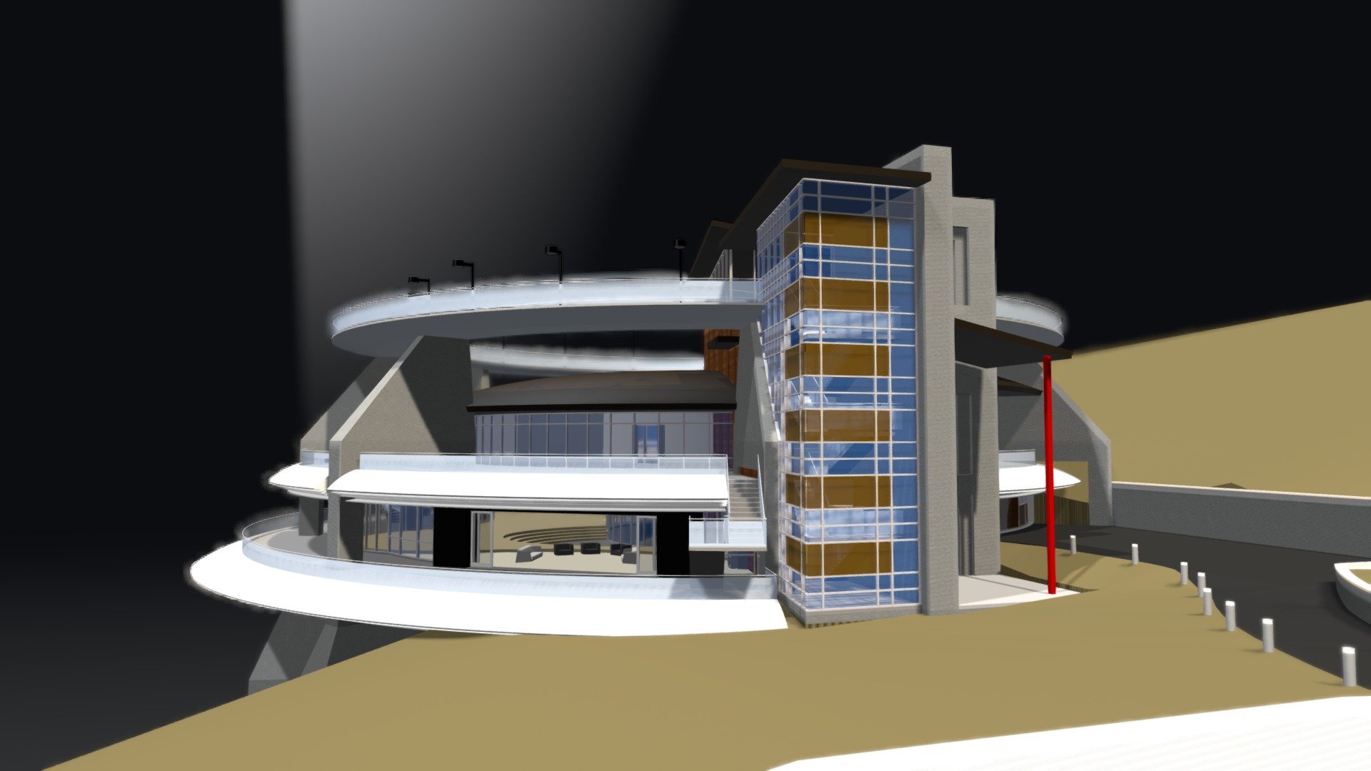 Is it a house? Is it an office building? Is it a fitness center? Is it a futuristic tele-port port? No one really knows.... is it even complete....? Is anything ever really &ldquo;complete