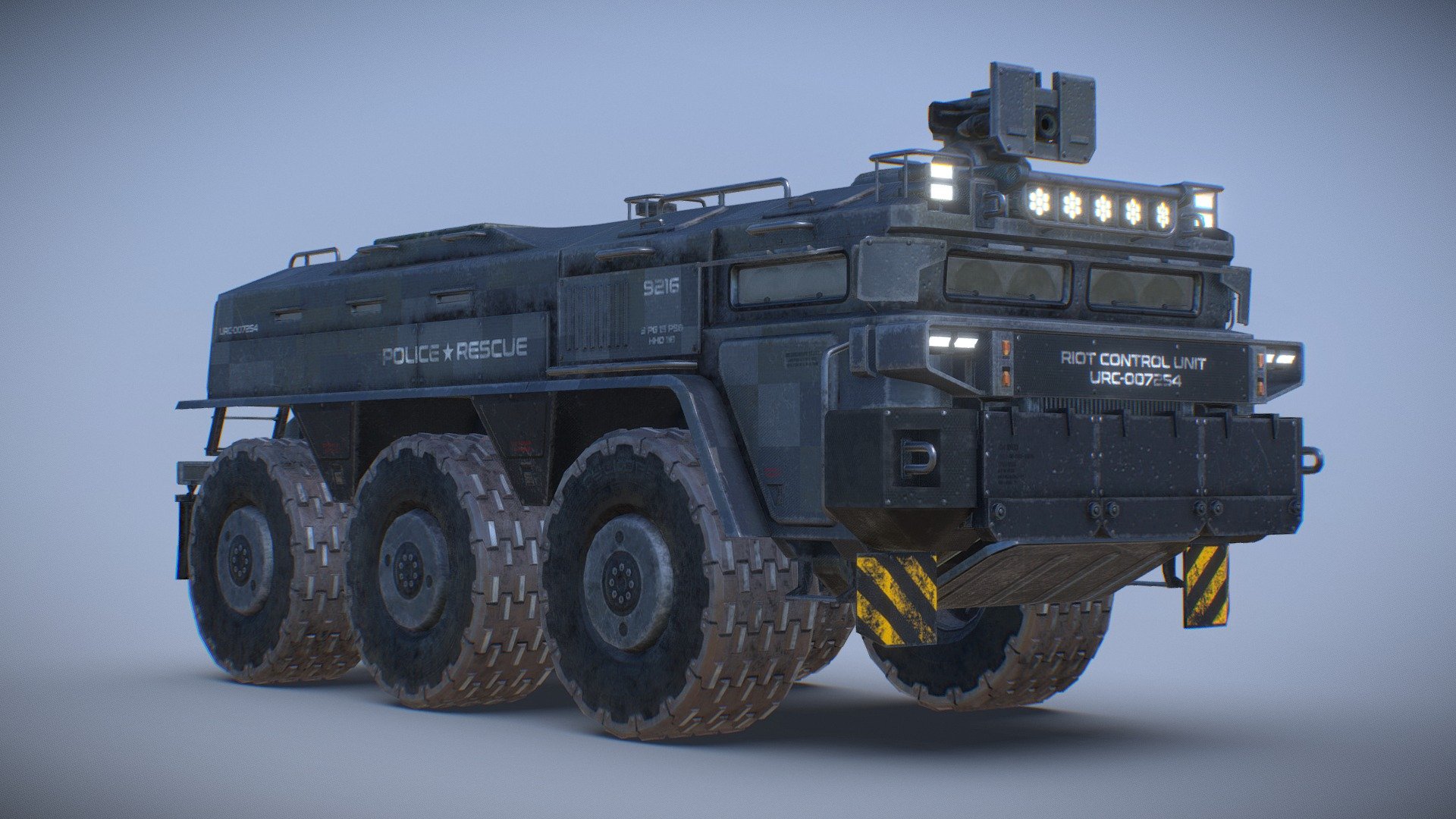 Hard to believe that 3 long years have past since my previous upload. Finally found some time for little personal work. Don't know whats wrong with me, but big wheels always do me good ;] - Cyclops - 3D model by biegnoncy 3d model
