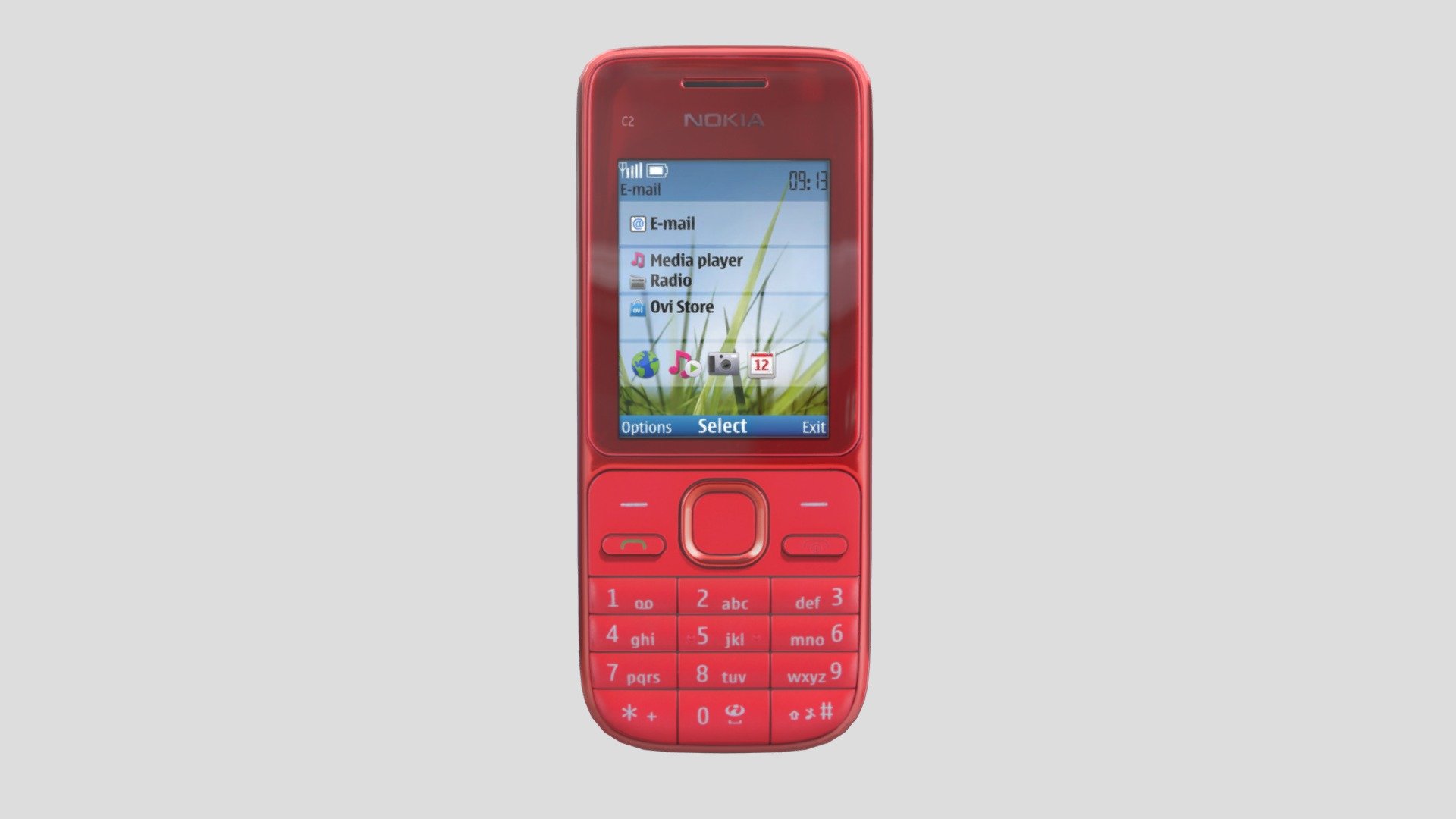 Nokia_C2-01_Red;
Nokia C2-01 is the latest and most cost-effective 3G mobile phone on the market. It is an ideal choice for small business owners and those who want to quickly obtain business or entertainment information through 3G networks. It is also ideal for those who are not used to using touch screens or full-screen mobile phones. Built for keyboard terminal users. The launch date is January 2011 3d model