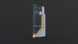 STANDING POSTER 07 expo, event, signage, banner-stand, poster-stand, signage-poster, signage-3d, virtual-signage