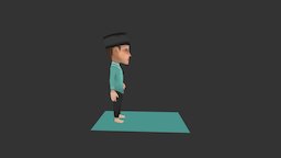 Moslem Boy Lowpoly boy, moslem