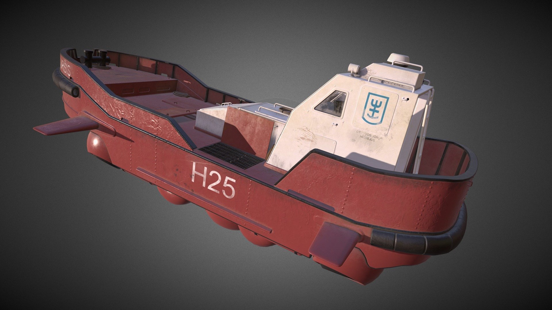 https://jonasp.artstation.com/ - Hoverboat - 3D model by Jonas Prunskus (@JPrun) 3d model