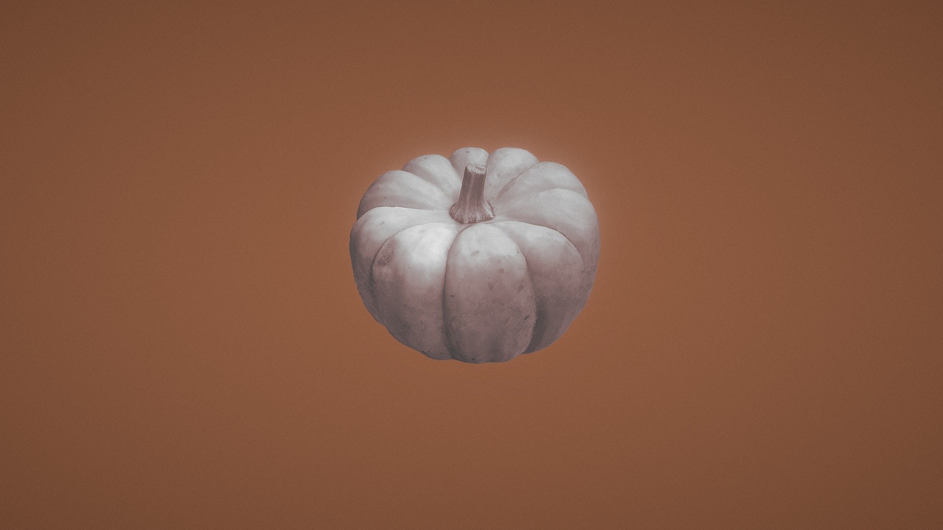 A scary pumpkin for Halloween 3d model