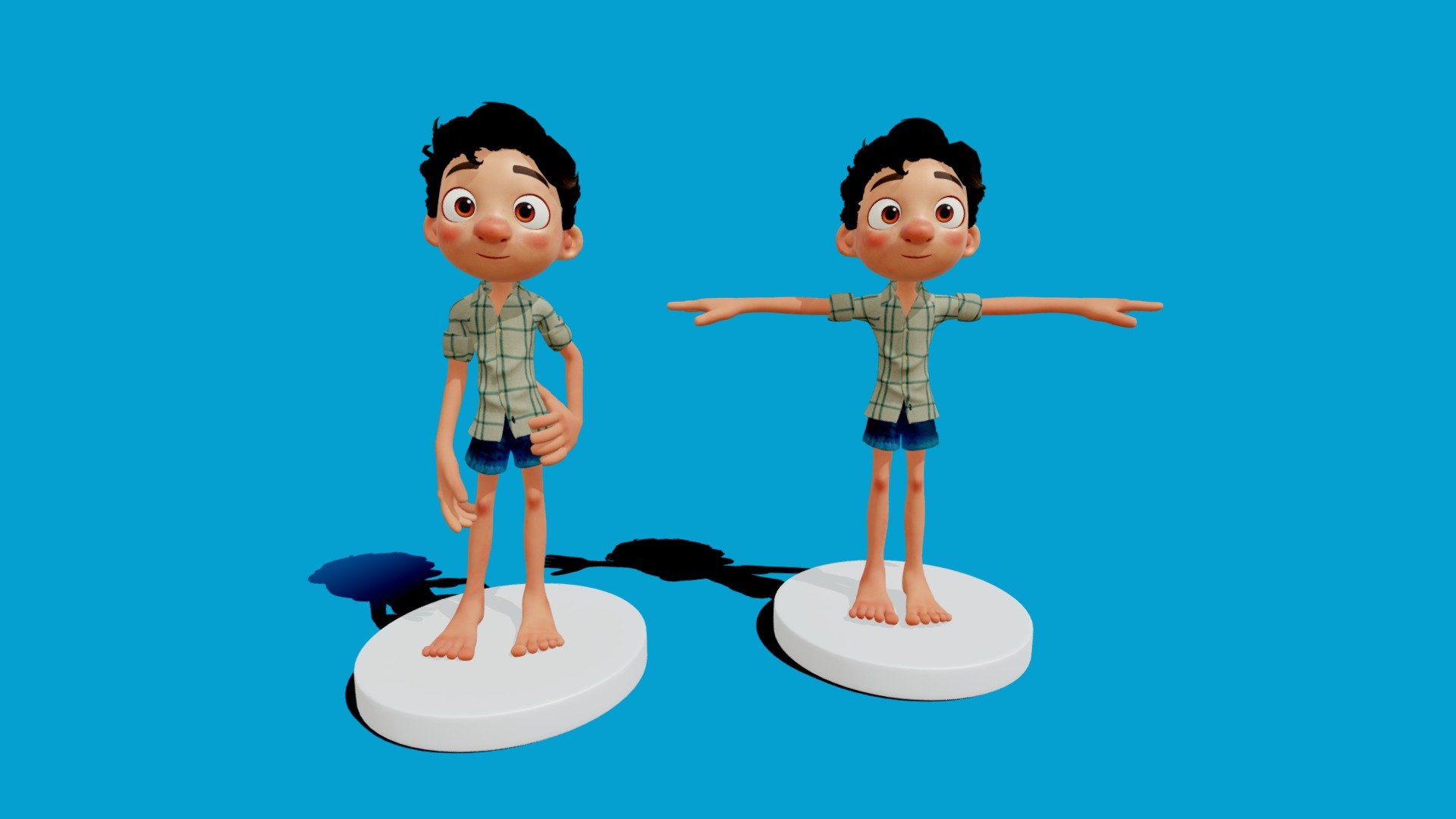 Seriousely I'm so new for 3D model ( 2-3 months ) I tried so hard  as much asthe skill  i,ve had  now for this. This model contains one with rig and one none.There might be a mistake and flaws please apologize. And hopefully you would like it . All suggestions and advices are welcome.
 Please JUST A LIKE BEFORE DOWNLOAD 3d model