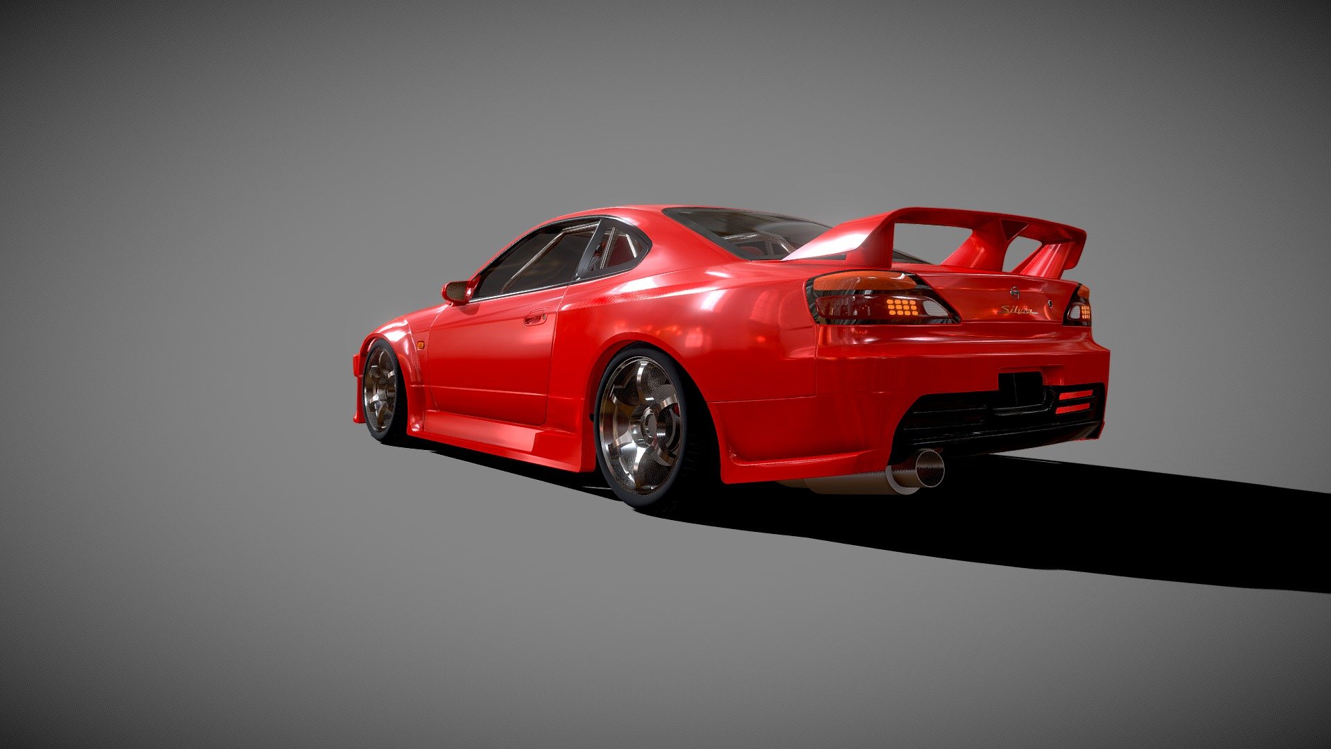 Yashio Factory Nissan Silvia S15 will be available soon.

This is a replica I made from an episode of japanese touge tv-series that featured an S15 with the Yashio Factory body kit, RG2s, roll cage, and custom gauges 3d model
