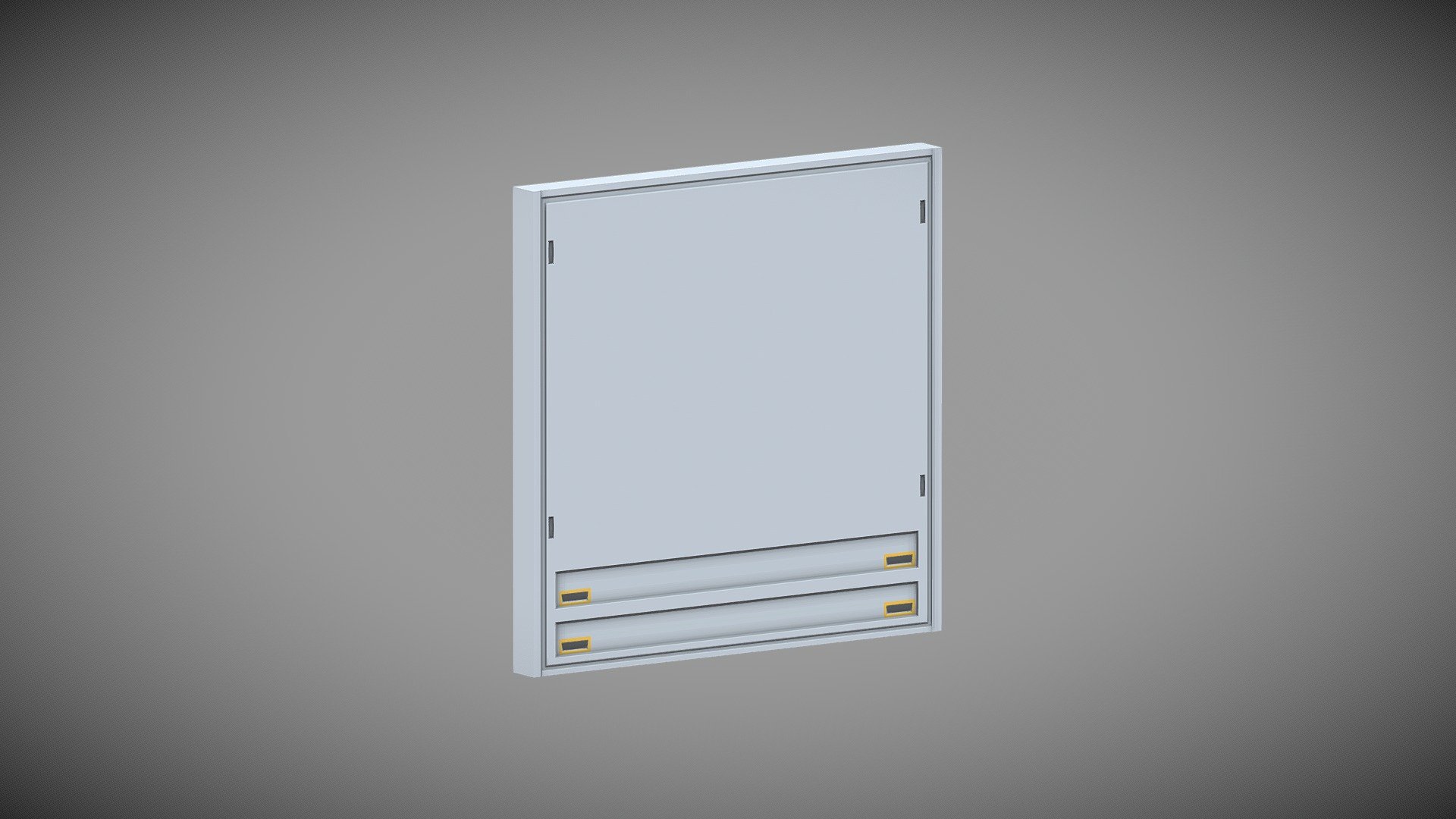 Sci-Fi Level Kit AAA: Wall Tile V
Textures: 2048x2048, diffuse, normal, specular.  

Part of the Sci-Fi Level Kit AAA. Available on Asset Store.

About Sci-Fi Level Kit AAA:

Complete kit of 43 interior items for sci-fi, lab or spaceship environment of AAA-quality. 

Gameready lowpolies baked with love from cinematic highpolies. Each model contain textures: 2048x2048, diffuse, normal, specular. Concept design by of the top AAA artists. Production cost over $10,000. Make your own level design on Unity competitive to Deus Ex: Human Revolution, Deus Ex: Mankind Divided, Syndicate 2012, Mass Effect and Star Citizen benchmarks! 

Preview for each of the items attached via Sketchfab (rotate, zoom, enjoy). 

（╹◡╹） - Sci-Fi Level Kit AAA: Wall Tile V - Buy Royalty Free 3D model by blackcloudstudios 3d model
