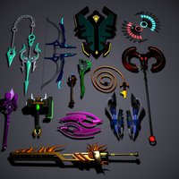 Zodiac Weapons Collection stars, zodiac, zodiac-weapons, starsign