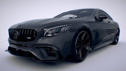 Mercedes-Benz s63 Coupe Brabus 800 sportcar, supercar