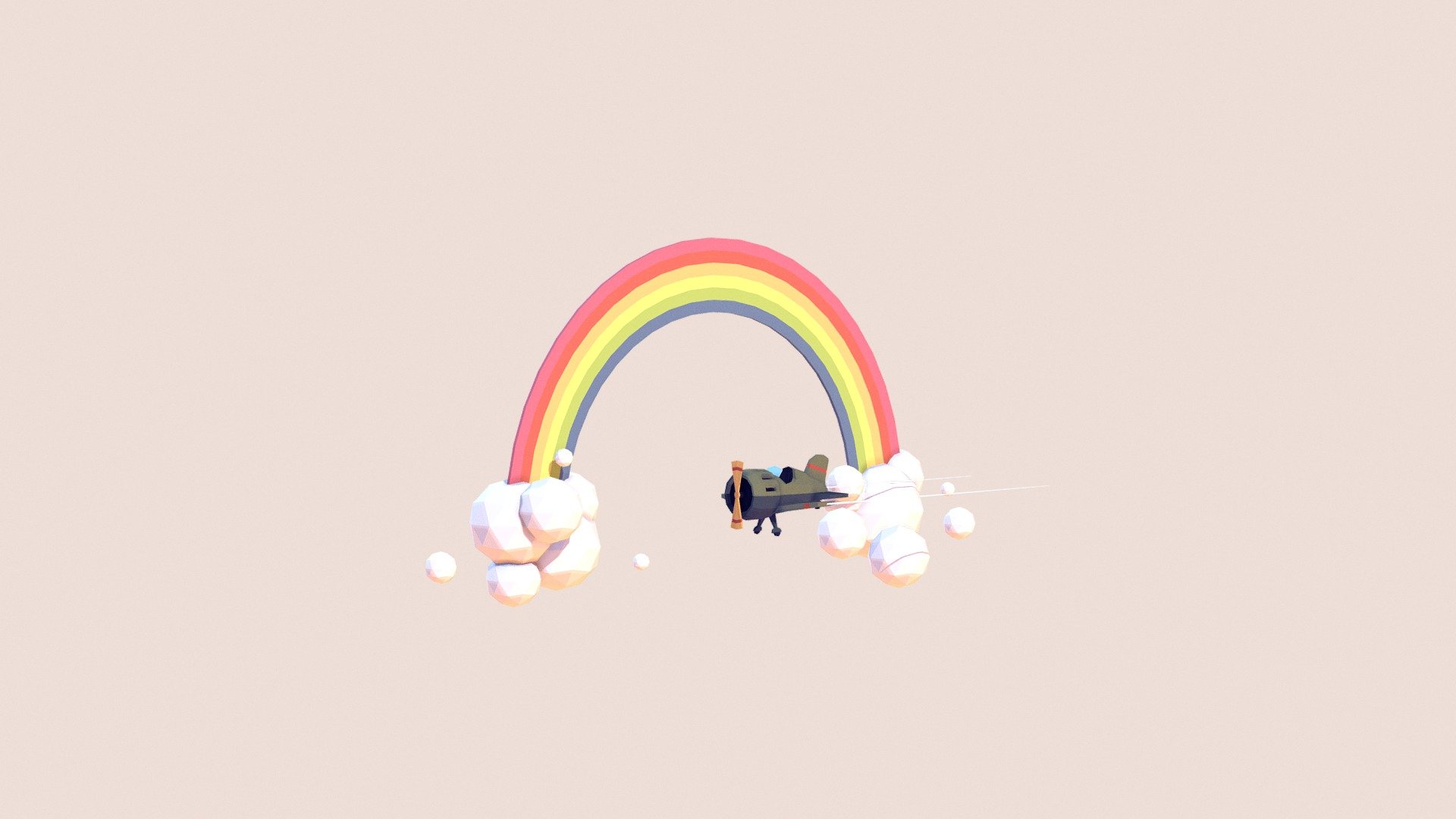 I made this one for fun. Inspired by a random picture I found on pinterest of a lowpoly plane. Available for download! - Plane | Stylized Scene - Download Free 3D model by Aki (@Akishaqs) 3d model