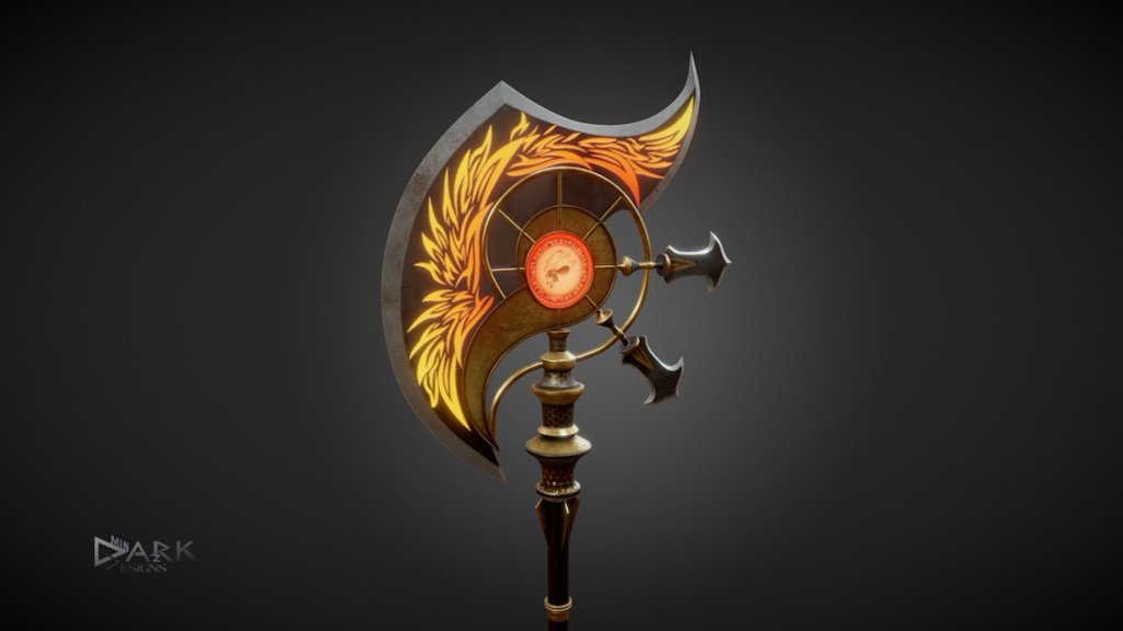 An Axe that was given to a mighty Demon to defeat those pesky little Heroes.

Influenced by Eastern Rpg games - Axe Of Doom - 3D model by dark-minaz 3d model