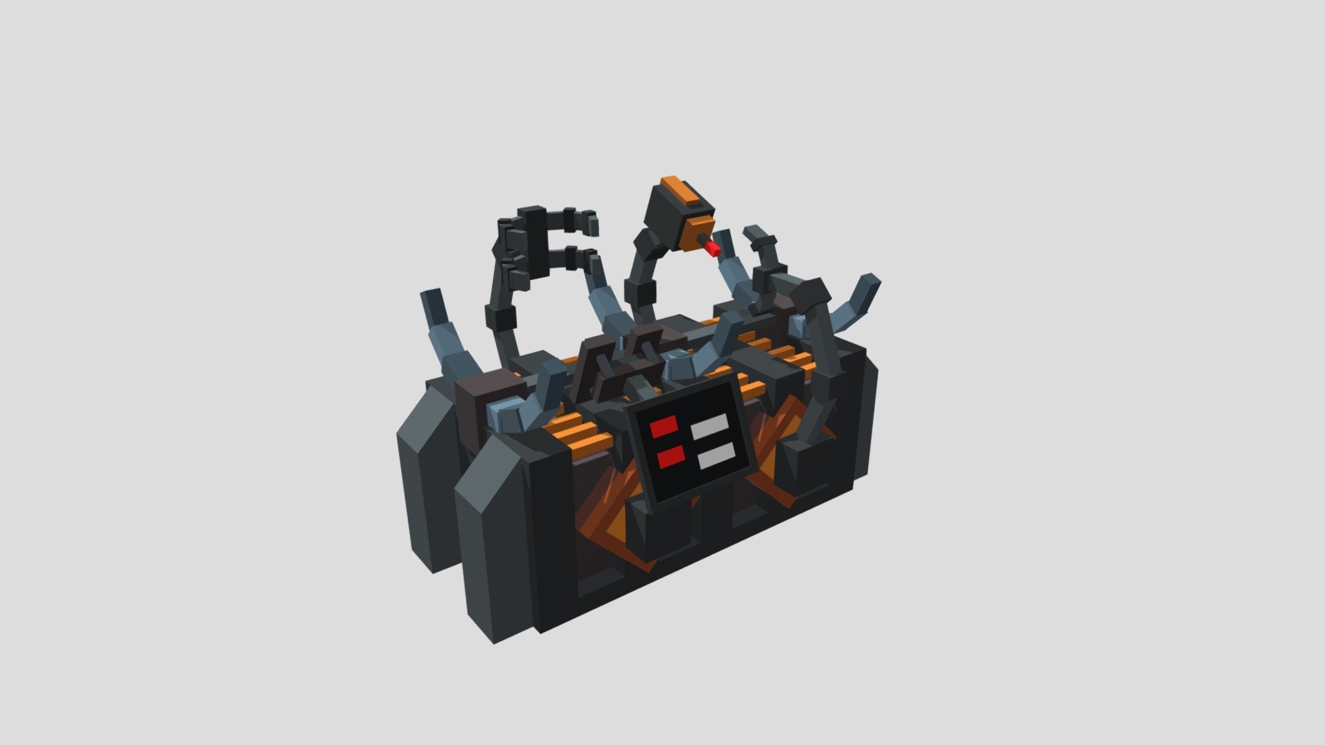Made for modification Industrial Upgrade https://www.curseforge.com/minecraft/mc-mods/industrial-upgrade - Rocket assembler - 3D model by AsLan (@AsLane) 3d model