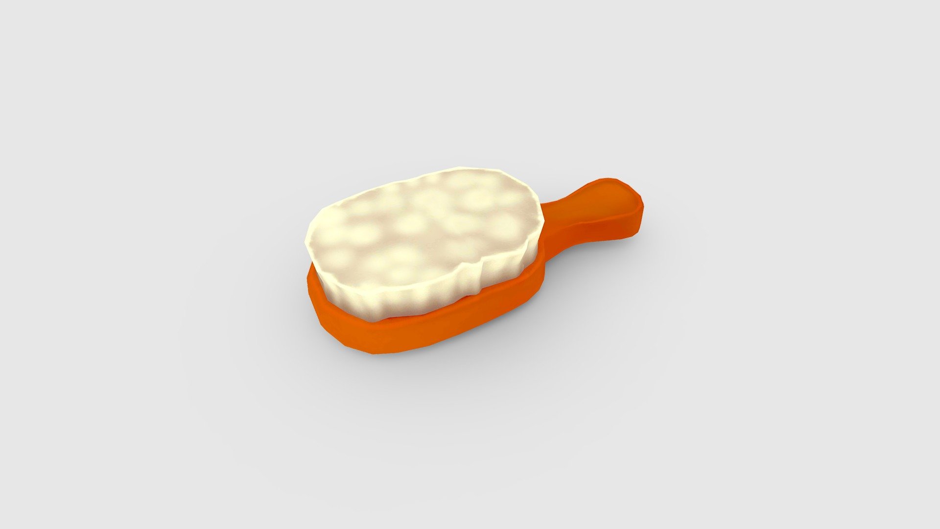 Cartoon brush Low-poly 3D model - Cartoon brush - 3D model by ler_cartoon (@lerrrrr) 3d model