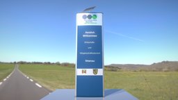 Solarbetriebene Begrüßungstafel german, ilmenau, kickelhahn, thuringia, 3dhaupt, software-service-john-gmbh, solarbetriebene, technologie-region-ilmenau-arnstadt, solarenergie