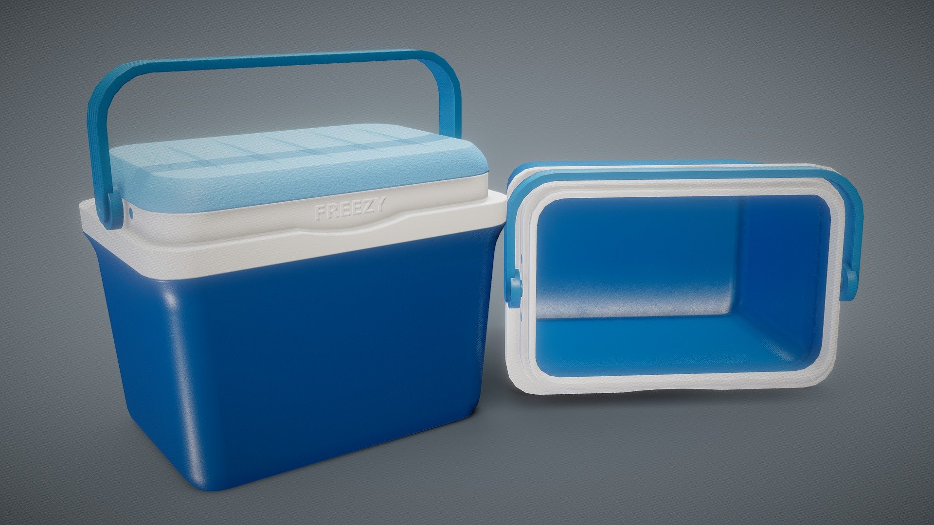 Model Updated for 2021

Improved LODs and collider

Addiditonal file contains LODs and custom collider in .fbx, gltf. and .obj formats as well as 2k texture sets for Unity5, Unity HDRP, UnrealEngine4, PBR Metal Roughness - Plastic Cooler Clean - Updated for 2021 - Buy Royalty Free 3D model by NollieInward 3d model