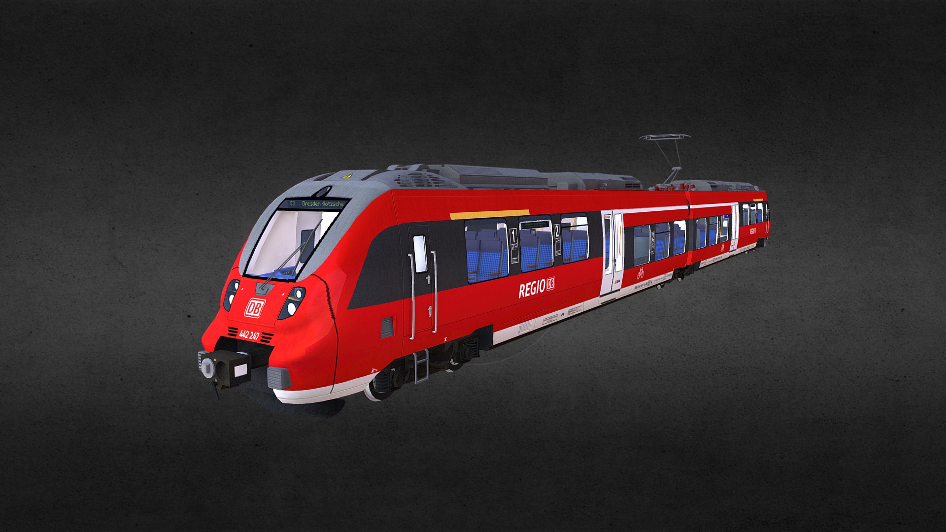 Der Talent 2 ist ein normalspuriges Vollbahnfahrzeug nach UIC-Norm in Stahlbauweise. Er wird als zwei- bis sechsteiliges Gelenkfahrzeug angeboten. Die Gelenke sind als Wagenübergang über einem Jakobs-Drehgestell ausgeführt. Es können maximal vier Fahrzeuge, auch unterschiedlicher Länge, gekuppelt werden. Die Gesamtlänge ist dabei jedoch auf 315 Meter beschränkt 3d model