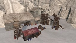Mine_ground mine, factory-building