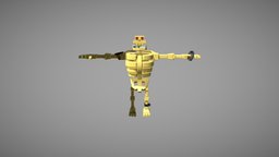 Skeletor fighter skeleton, fighter, dead, hero, enemy, low-poly-model, enemi, unity, low-poly, game, 3d, blender, lowpoly, animation, free, human