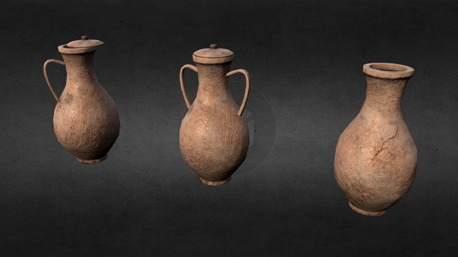 Model optimized to using in game or others.

Modeling - Maya
Sculpting - Zbrush
Retopology - Maya
Baking - Marmoset Toolbag
Texturing - Substance Painter

Include:
One 3D model in three version.
Normal, Albedo, AO, Metallic, Roughness map.

All textures are in resolution 2048x2048.

1 - 912 triangles.
2- 848 traingles.
3 - 608 triangles 3d model