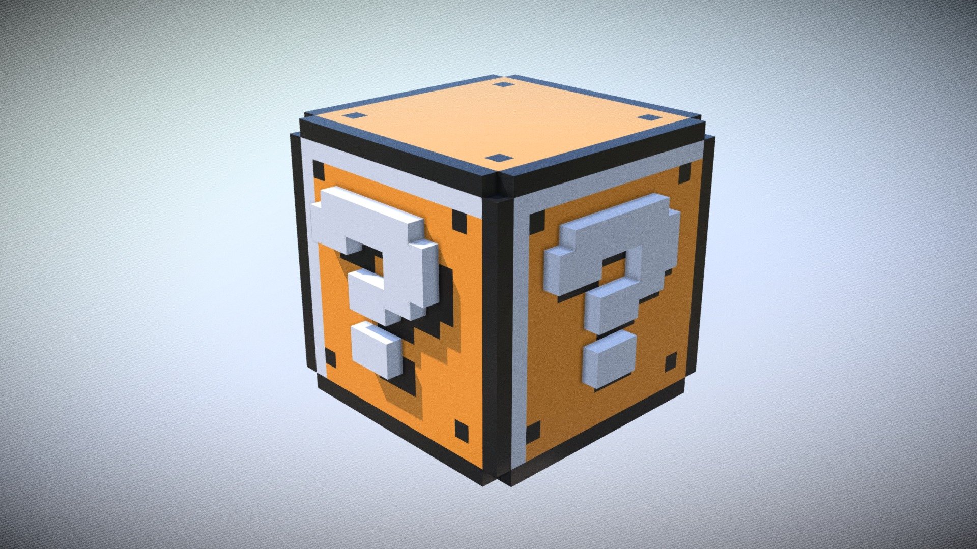 Question Block Mario Bros - Question Block Mario Bros - Download Free 3D model by JDanielhes (@JDanielHE) 3d model