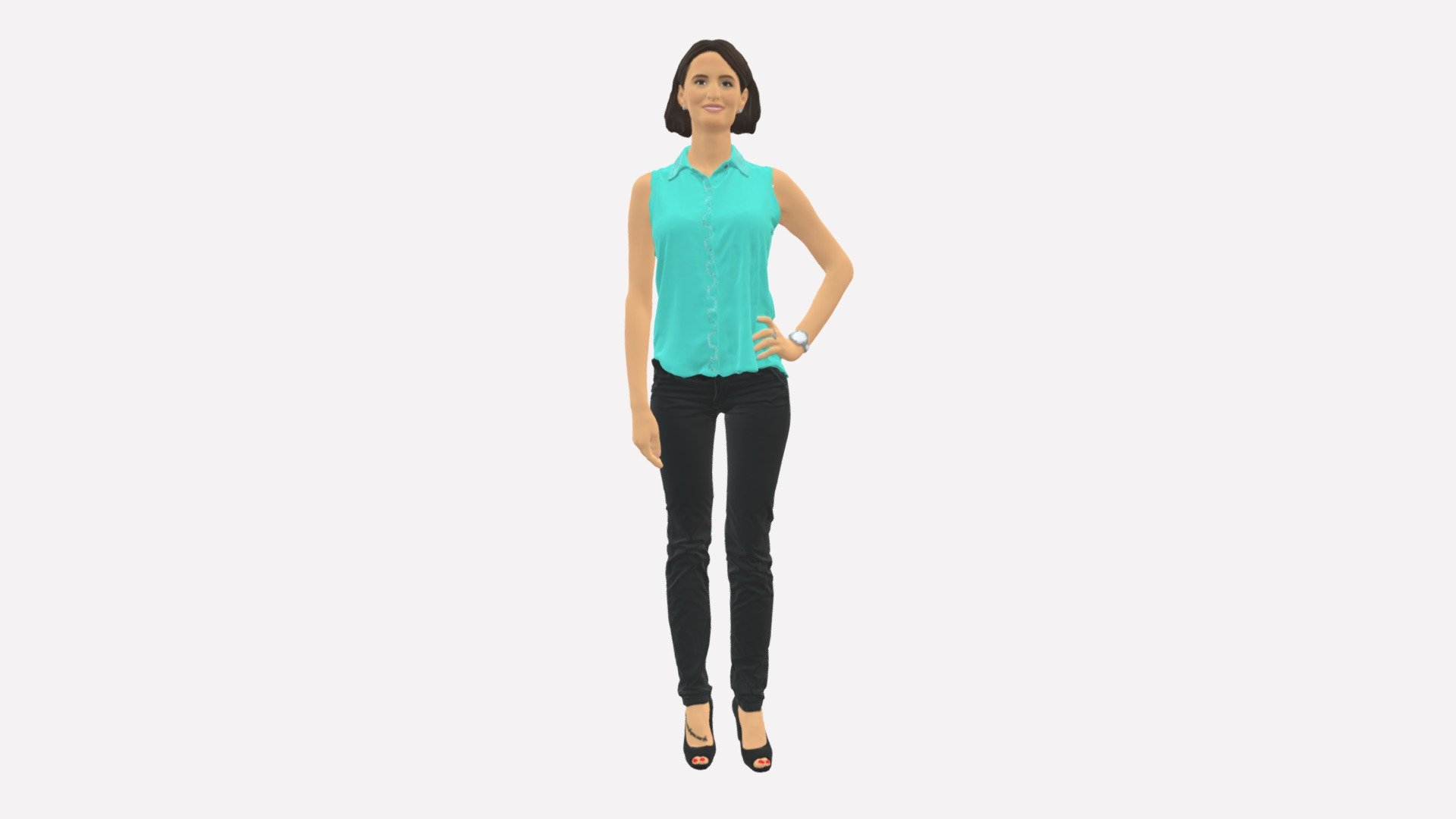 We provide unique 3d scanned models with realistic proportions for closeup and medium-distance views in artworks, paintings and classes. As well as architectural visualization projects.

Main features:




high-end realistic 3d scanned model;

realistic proportions;

highest quality;

low price;

saves you time for more time in landscaping and interiors visualization.

FEATURES 




3d scanned model 

Extremely clean

Edge Loops based

smoothable

symmetrical

professional quality UV map

high level of detail

high resolution textures

real-world scale

system unit: cm

TEXTURES 




Textural Resolution: 4096 x 4096

Color Map

The model is suitable for stereolithography 3d printing 

The model is also ready for fullcolour 3d printing - Girl In Blue Blouse 0103 - Buy Royalty Free 3D model by 3DFarm 3d model