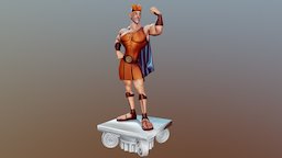 Hercules hercules, disney, cartoonchallenge2017, substancepainter, character, cartoon, blender, blender3d, stylized