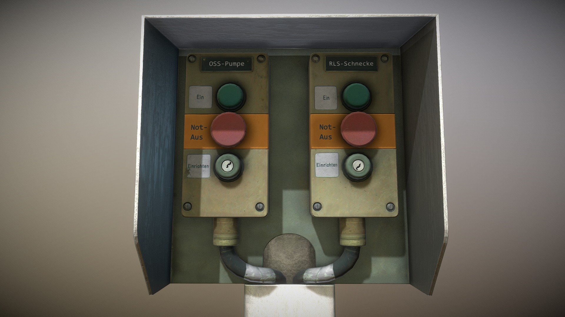 Sludge Pump Panel 2 - Control Element 10 - Sludge Pump Panel 2 - Control Element 10 - Buy Royalty Free 3D model by VIS-All-3D (@VIS-All) 3d model