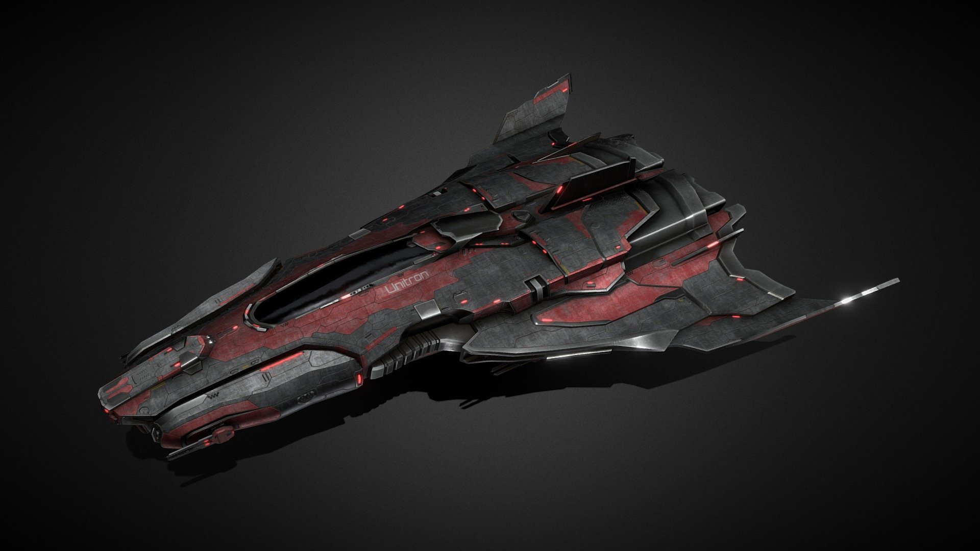 4k Textures 
2 Material - Spaceship Unitron - Buy Royalty Free 3D model by Ruslan Malovsky (@malovsky) 3d model