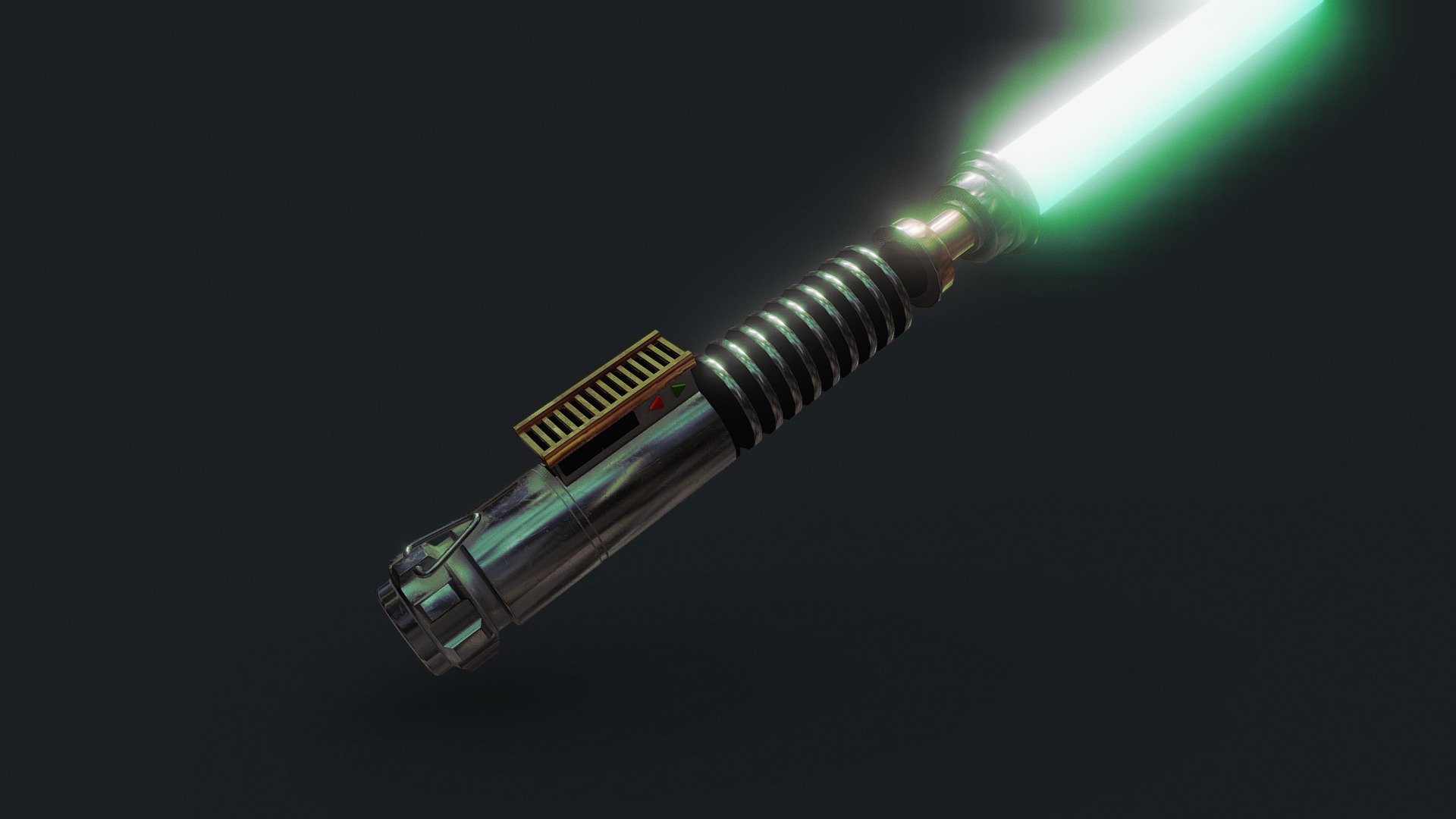 Luke Skywalker Green Lightsaber modeled with blender, game ready asset
Textured with substance painter - Luke Skywalker Green Lightsaber - Buy Royalty Free 3D model by Vincent Fondevila (@vincentfvs) 3d model