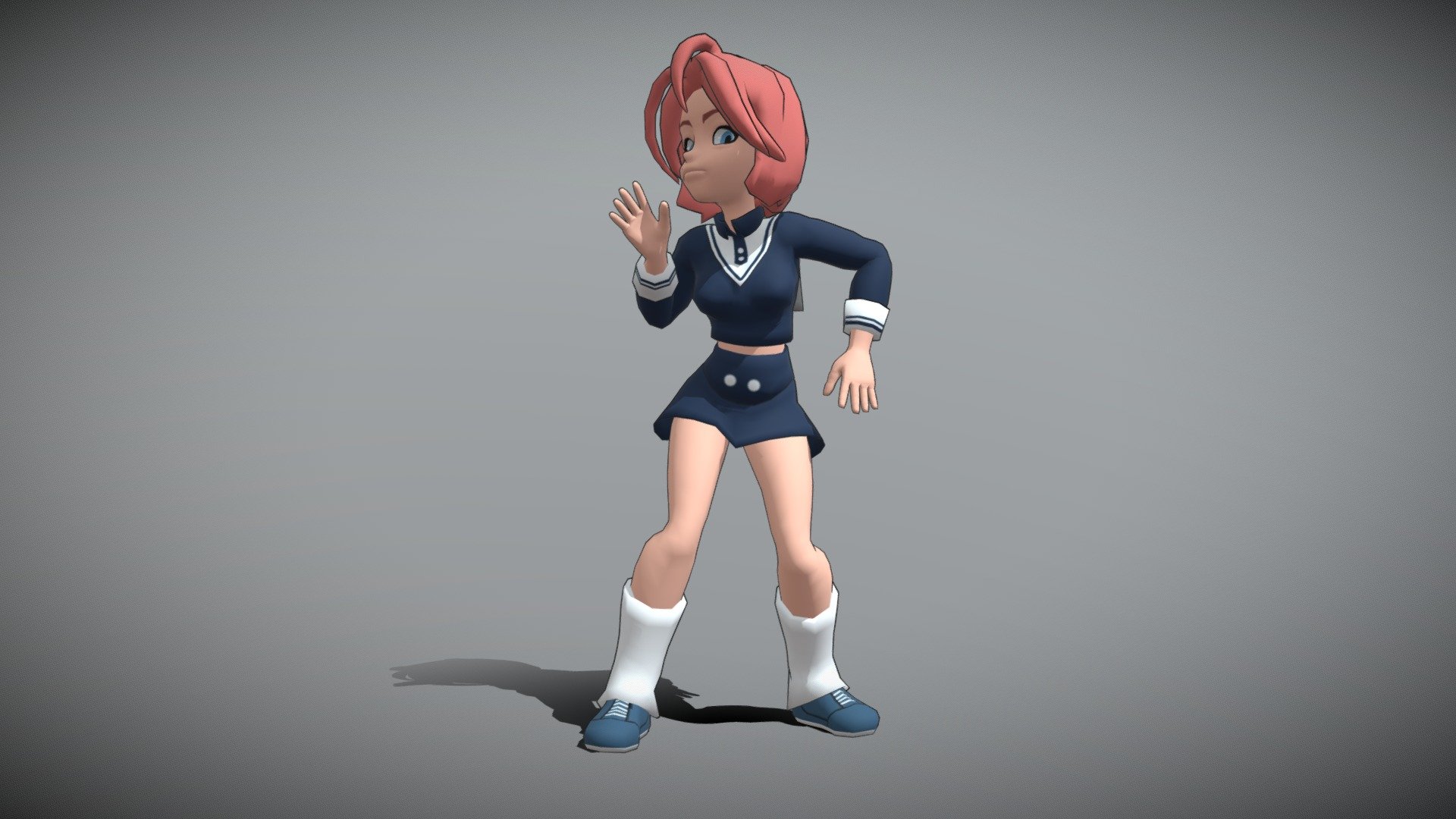 She was made 100% inside Blender 

My page on Facebook

My chanel on Youtube

My Artstation

To 3D Characters models commission - boskonovit@gmail.com - School Girl Dancing - Buy Royalty Free 3D model by Pedro Galvão (@boskonovit) 3d model