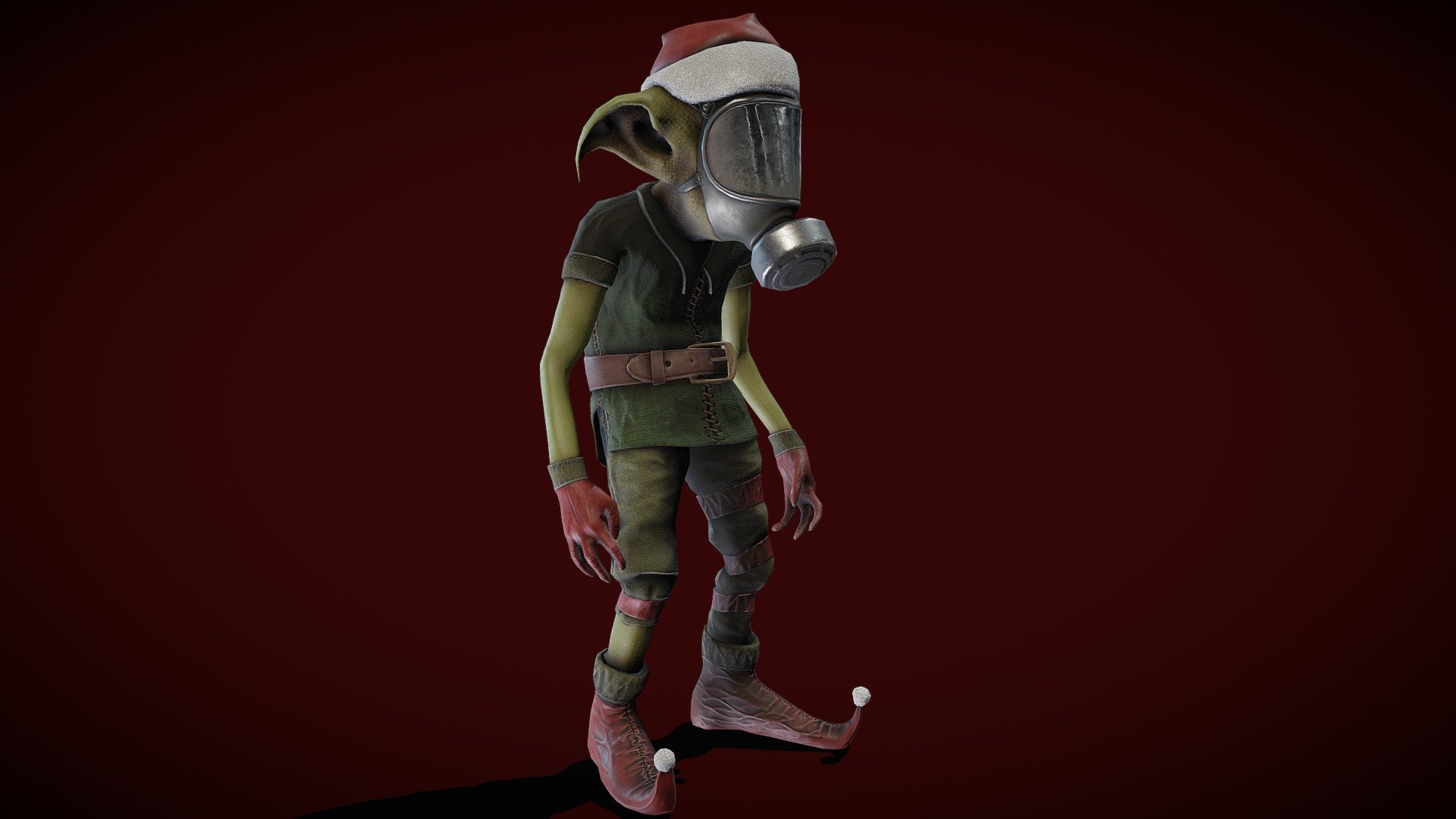 Evil Elf maked for game &ldquo;Remnants
