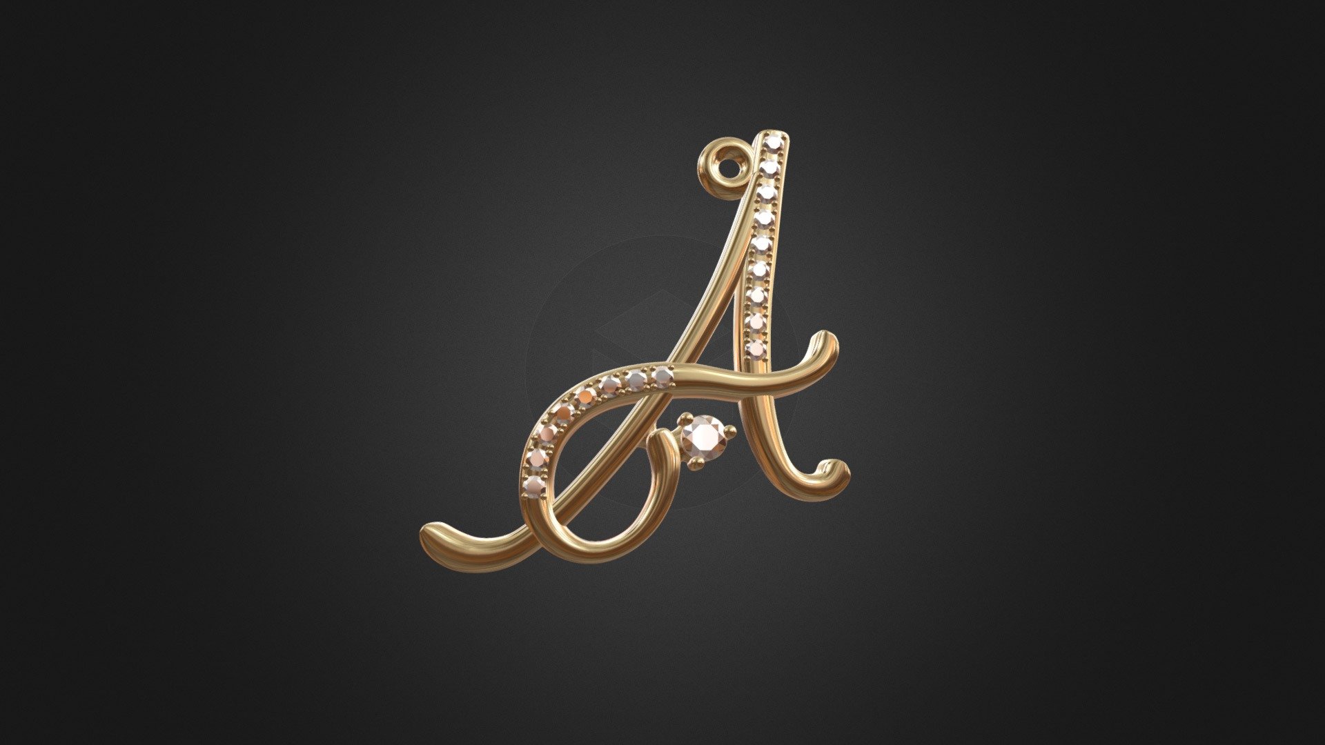 Art. 676 - Pendant Letter A

Size: 2x1,87x0,2cm

Weight: 2g

Gems: Ø1/17, Ø2/1 - 676 - Pendant Letter A - 3D model by Lizardsking 3d model