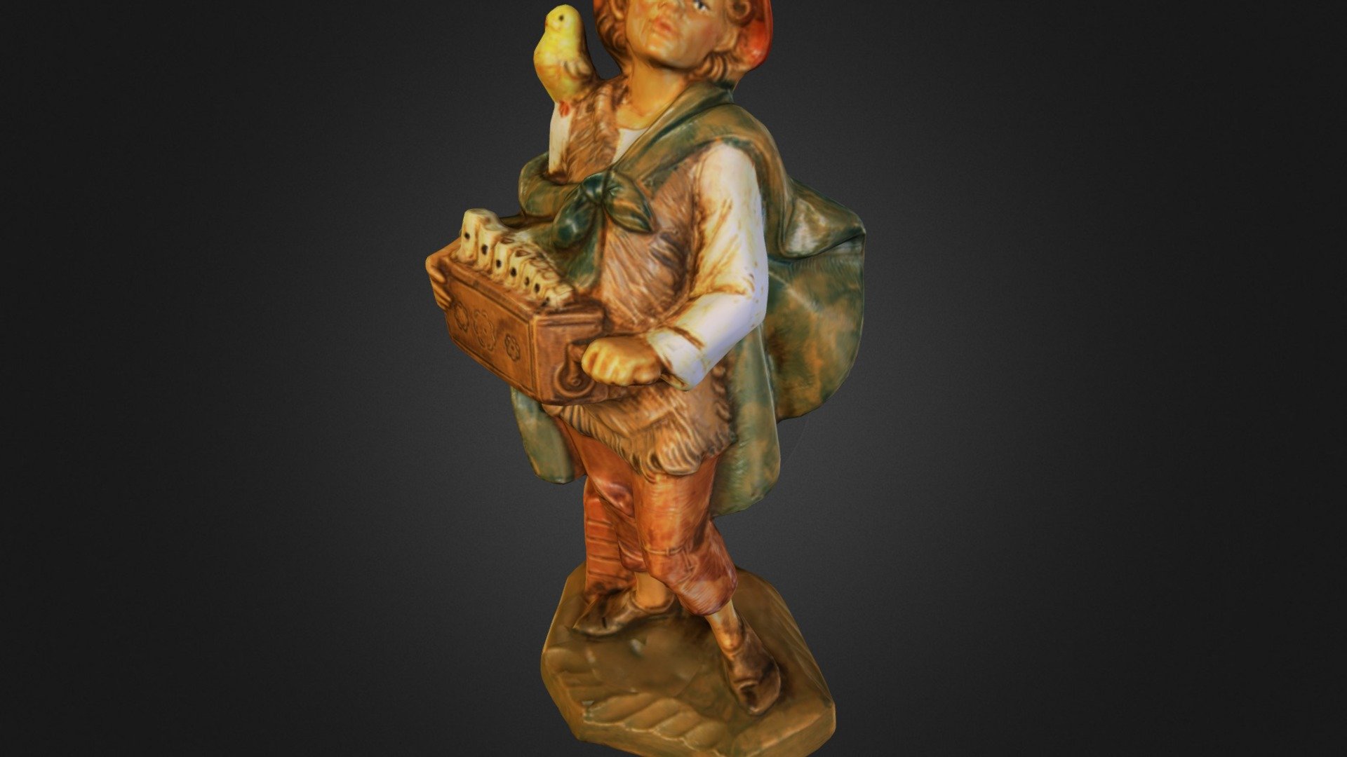 151 - Mann mit Drehorgel - 3D model by 3DScan4You.de (@3dscan4you) 3d model