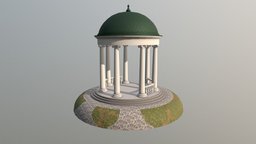 av_rotonda_01 substance, 3dsmax, lowpoly, free