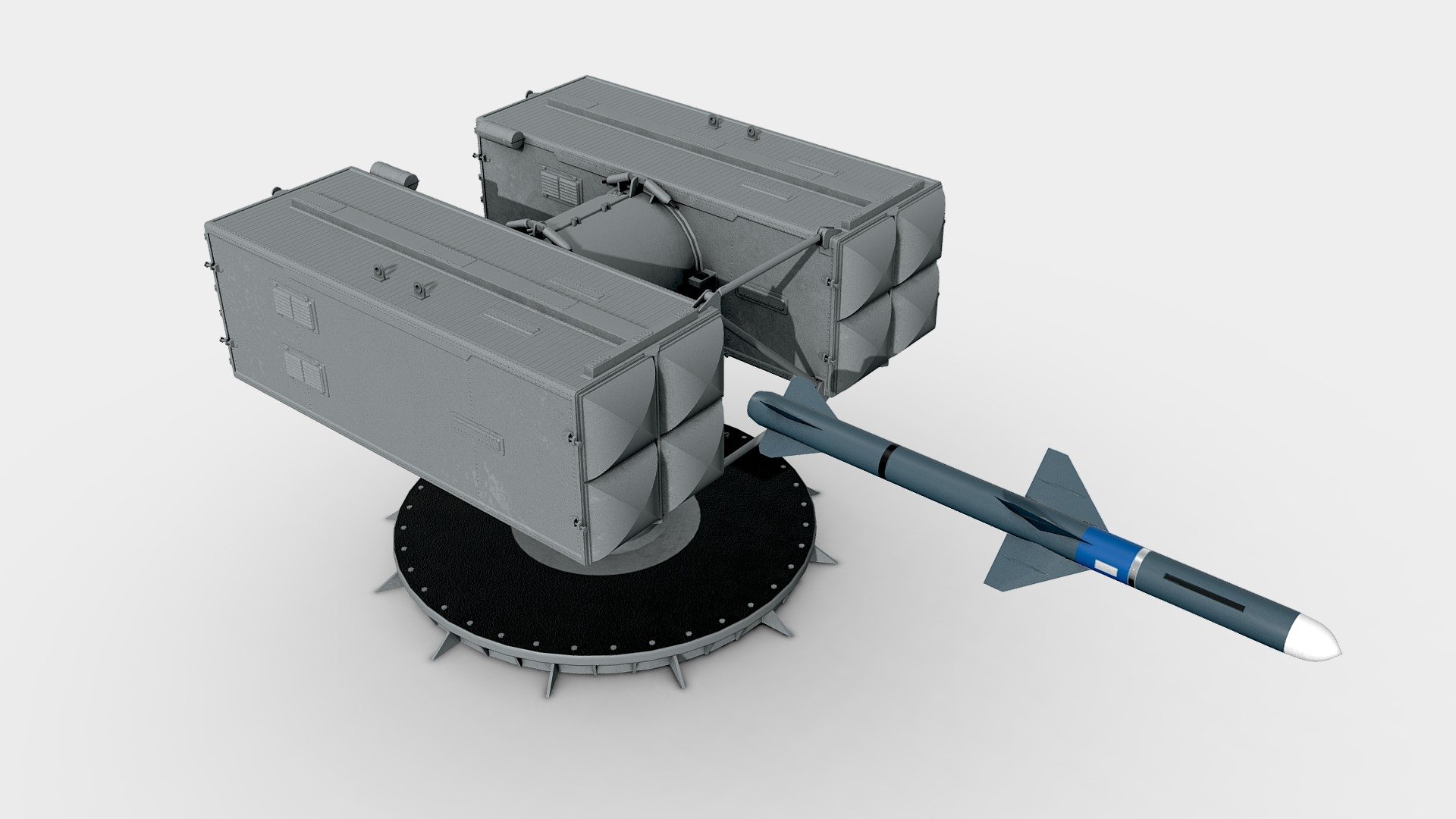 The RIM-7 Sea Sparrow is an American ship-to-air guided missile 
with a semi-active radar homing head. AIM-7 Sparrow air-to-air missile,

Highly detailed RIM-7 Sea Sparrow model 
For rendering animations and games. 
Has real dimensions. 
Model formats: * .max . ma .fbx .blend 
All textures are 4k resolution - RIM-7 Sea Sparrow - Buy Royalty Free 3D model by IgYerm (@IgorYerm) 3d model