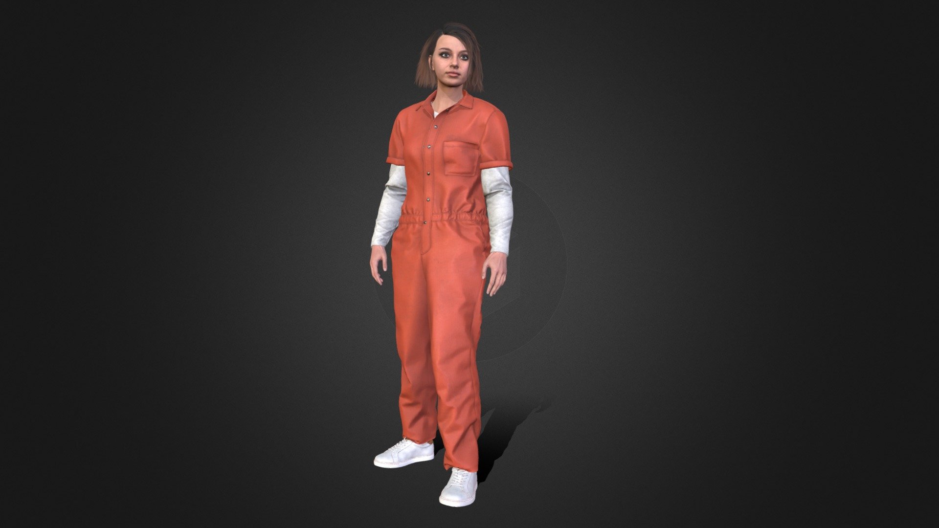 I can't write a long description due to text limits on the platform.

If you have any additional questions, write to me at nicepicturesco@gmail.com



Formats:

Blender 3.6 (rigged, based on rigify addon)

4K textures

FBX (Static mesh)

Unreal Engine 5.2 - 5.3 (rigged)
*

100% compatible with female Metahuman (Normal/Average body - MH Skeleton)

This is not a Metahuman’s body and face. This is our creation.

But this body has exactly the same shape as the Metahuman’s body (Normal/Average)

So you can put this Outfit on your Female Metahuman (Normal/Average)
*

PLAY/MODULAR

Live Link Face
*

Unreal Engine:

Rigged:(Yes)

Rigged: to MH skeleton:(Yes)

Morph: (No)

Animated:(No)

Cloth Simulation (yes)

Animation types (Root Motion/In-place):(No)

Number of characters: 1
*

Geometry Outfit

LOD 0

Polys: 46,474

Tris: 90,235

Verts: 45,771
 - Woman Prisoner - Rigged - Buy Royalty Free 3D model by nicepictures 3d model