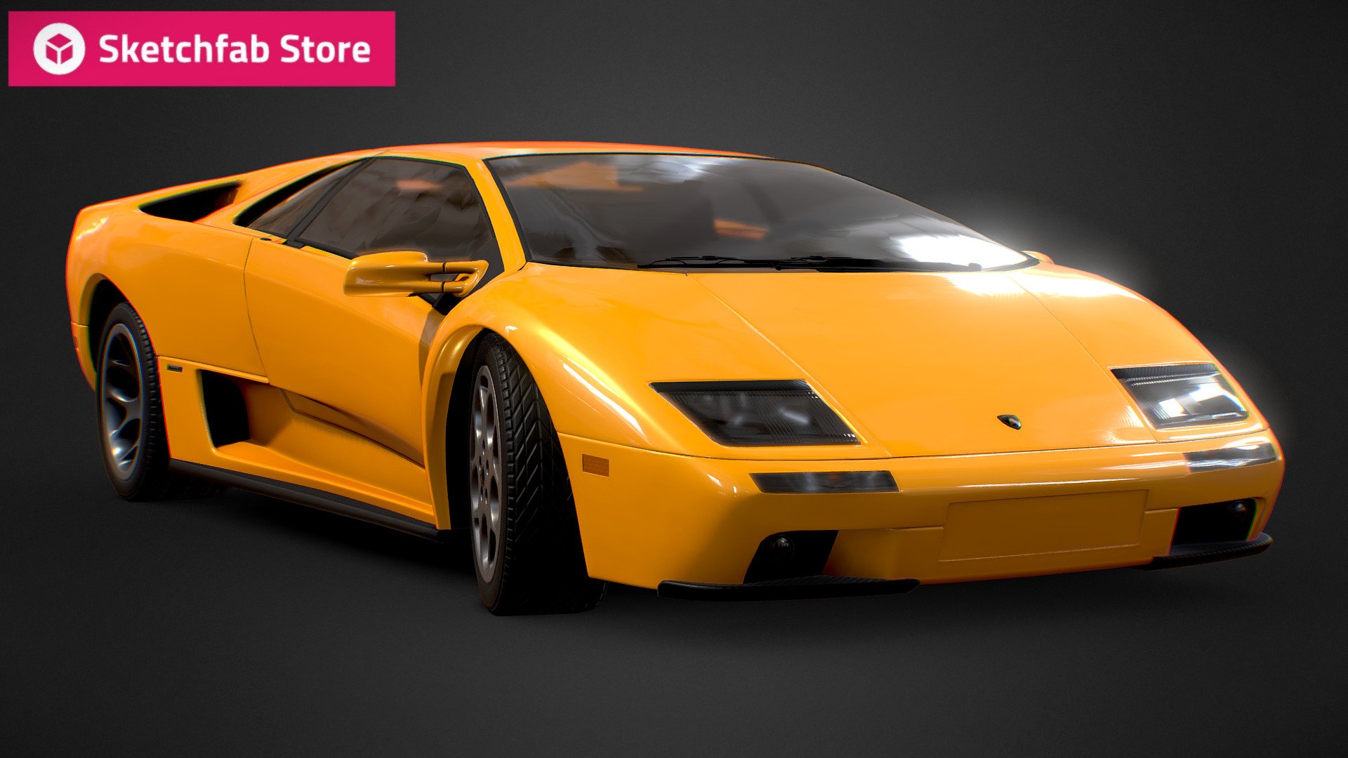 63.554 tris

FBX files
Texture filetype: PNG
Emmissive maps included for headlights and break lights.
Dedicated textures and fbx files are included for both Unity and Unreal scenes.

Two 3dsMax scenes included.
One has the front wheels rigged to turn and the second isn't rigged.

If you want a specific color for the car, let me know.

In-game model for 3rd person driving style game.
Interior has no details and the doors and engine hood do NOT open 3d model