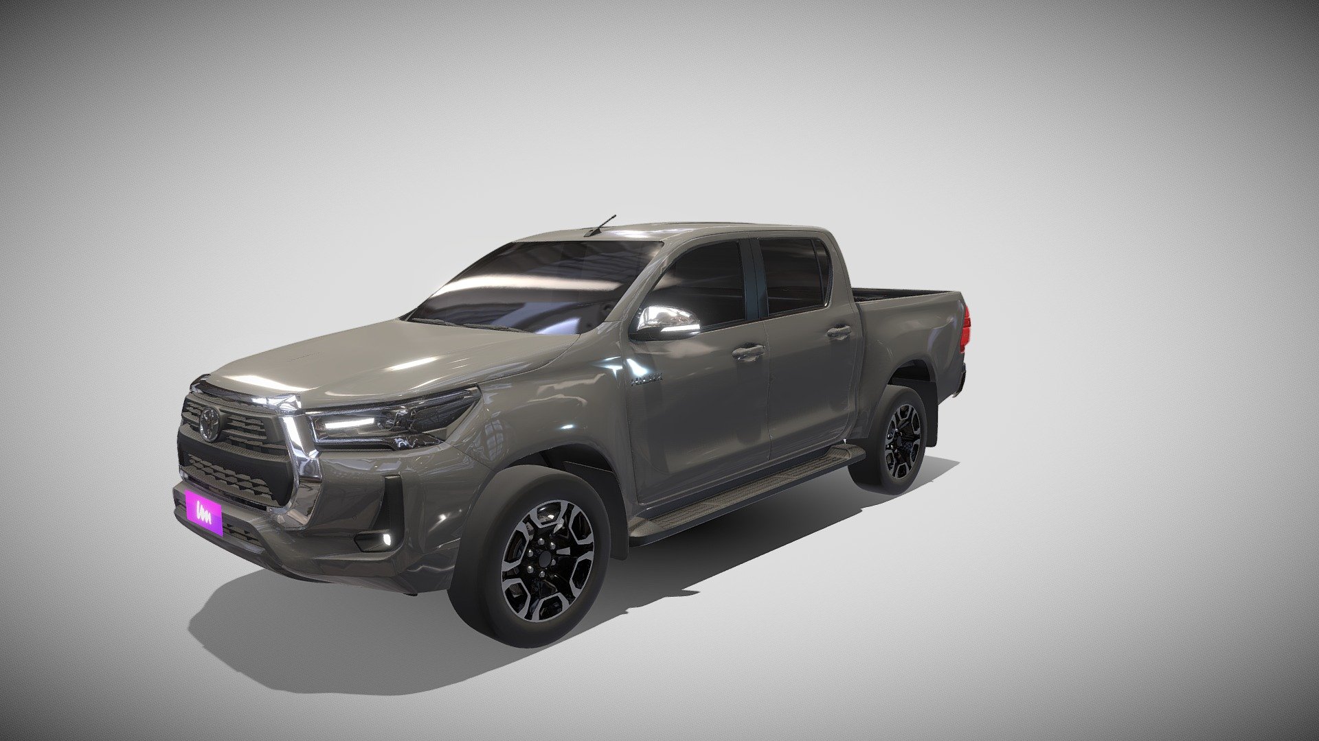 Toyota Hilux Double Cab - 2021
https://www.toyota.com.br/modelos/hilux-cabine-dupla - Toyota Hilux Double Cab - 2021 - 3D model by Unn Interativa (@unninterativa) 3d model