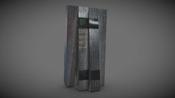 Tars interstellar, realistic, gamereadyasset, asset, 3d, lowpoly, gameart, model, robot