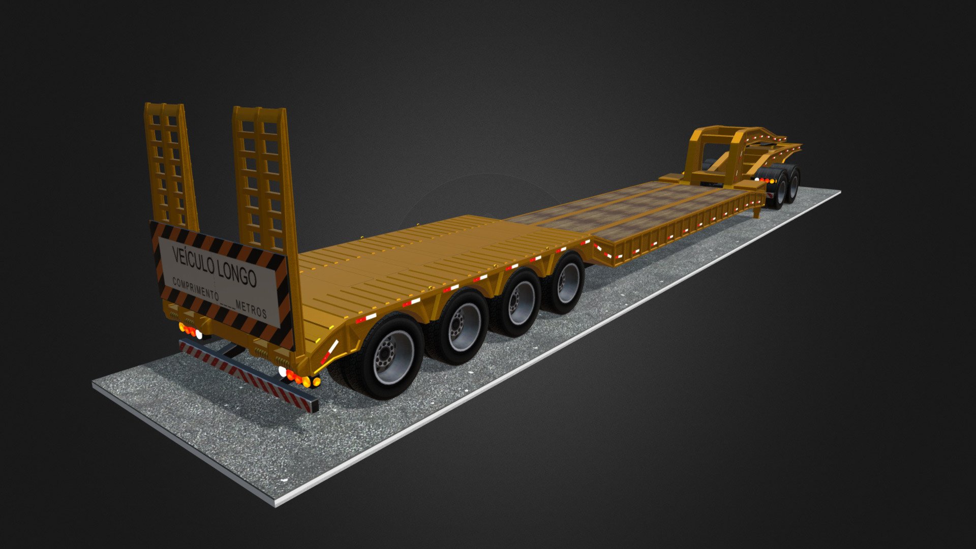 Semi Reboque Carrega Tudo de 4 Eixos e o Dolly - Models 3D
Desenvolvimento Dalvan Cezar
Desing de Computação Gráfica - Games e Simuladores
Maringá - PR - (44) 9.9132.2977 - Semi Reboque Carrega Tudo de 4 Eixos - Models 3D - Buy Royalty Free 3D model by dalcezar 3d model