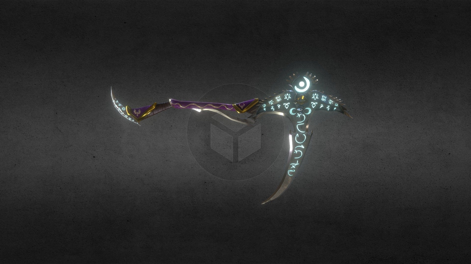 Magic Scythe - 3D model by Francisco Alvarez Mendez (@FranciscoAlvarez) 3d model