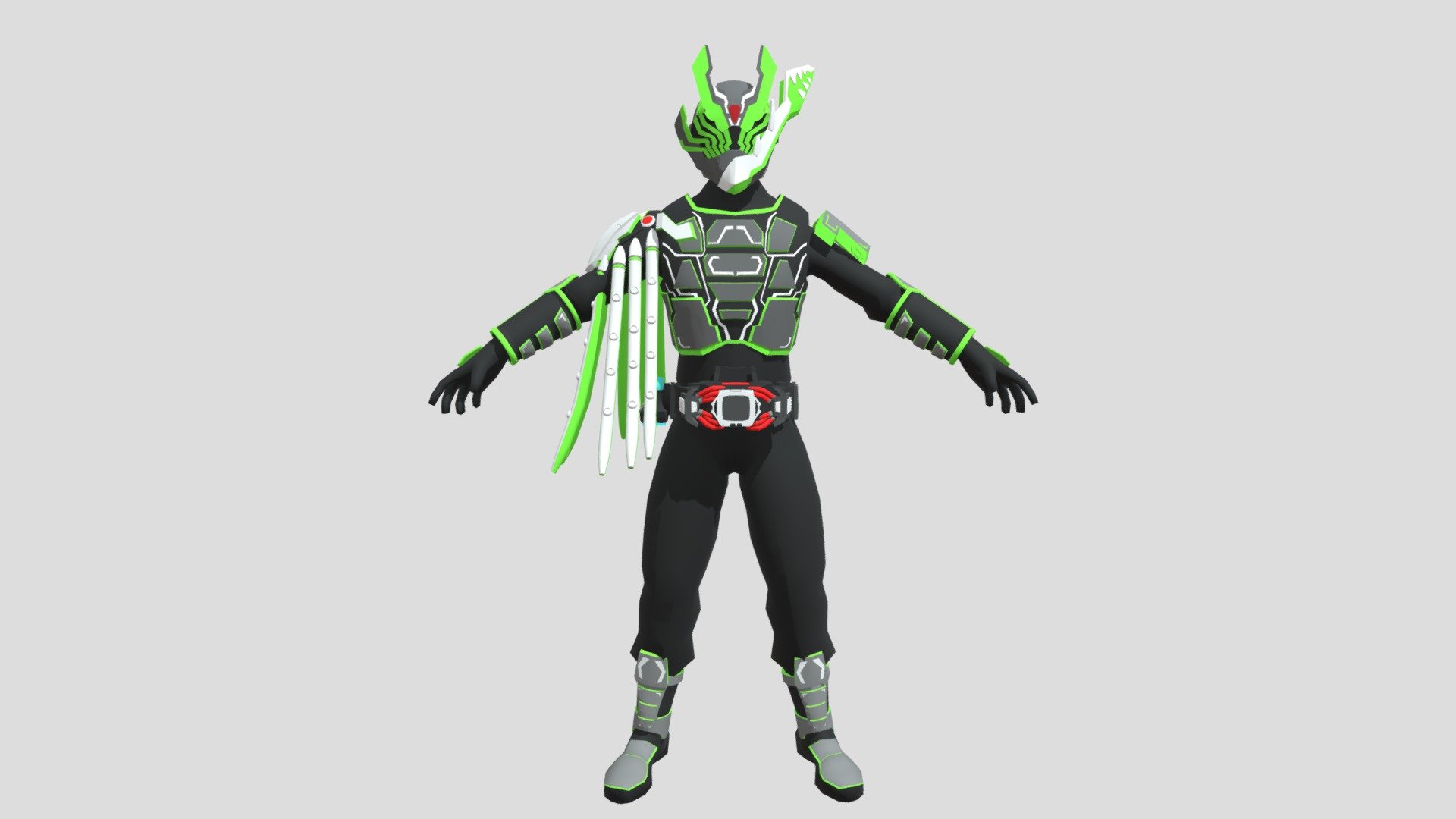 Kamen Rider Orteca - Kamen Rider Orteca - 3D model by Hendri Susanto (@Hendrisusanto) 3d model