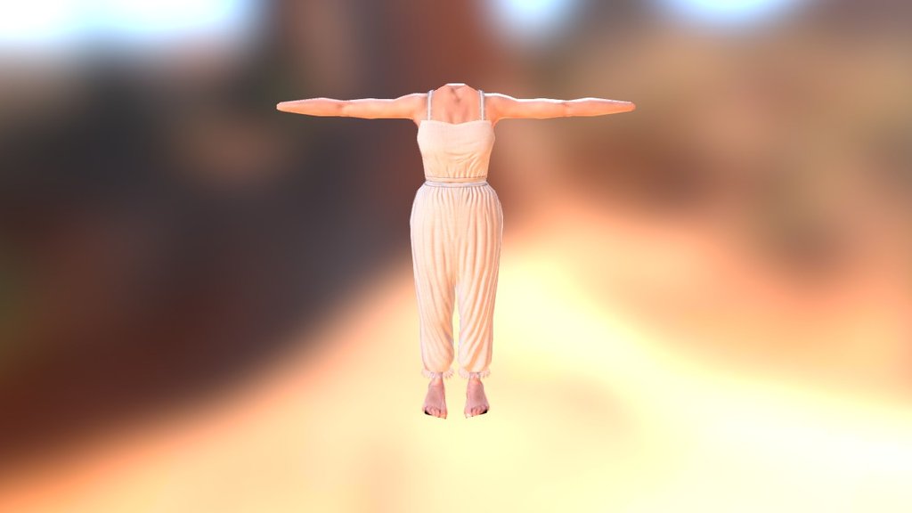 Woman Trousers - 3D model by jacobhinds 3d model