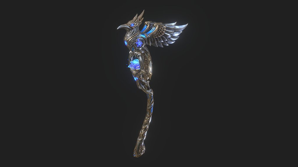 Free work for challenge

https://blog.sketchfab.com/sketchfab-sculpting-challenge-battle-axe/ - Double Bladed Colibri Battle Axe (2017) - 3D model by goldengrifon 3d model