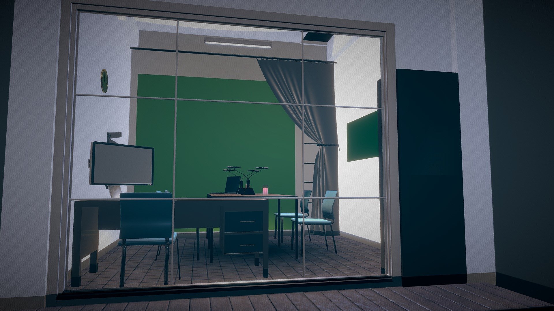 Small cabin for streaming


Pequeña cabina para Streaming 3d model