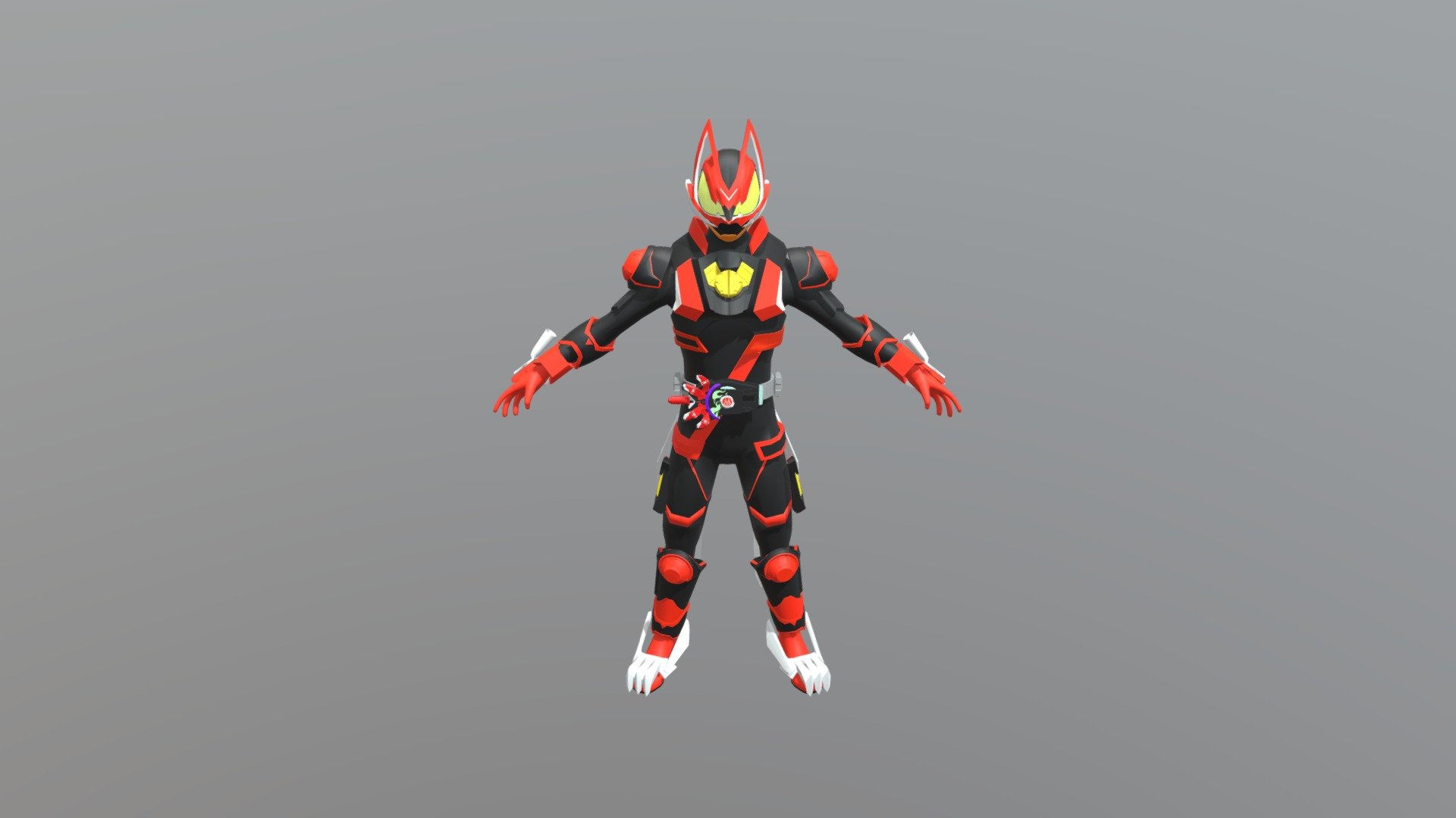 Kamen Rider Geats BOOST MARK 2

ready format blend, obj 

missing  texture is on zip file, don't worry ,price 30$ - Kamen Rider Geats BOOST MARK 2 - 3D model by Hendri Susanto (@Hendrisusanto) 3d model