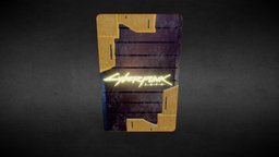 Cyberpunk 2077 Card Back substance