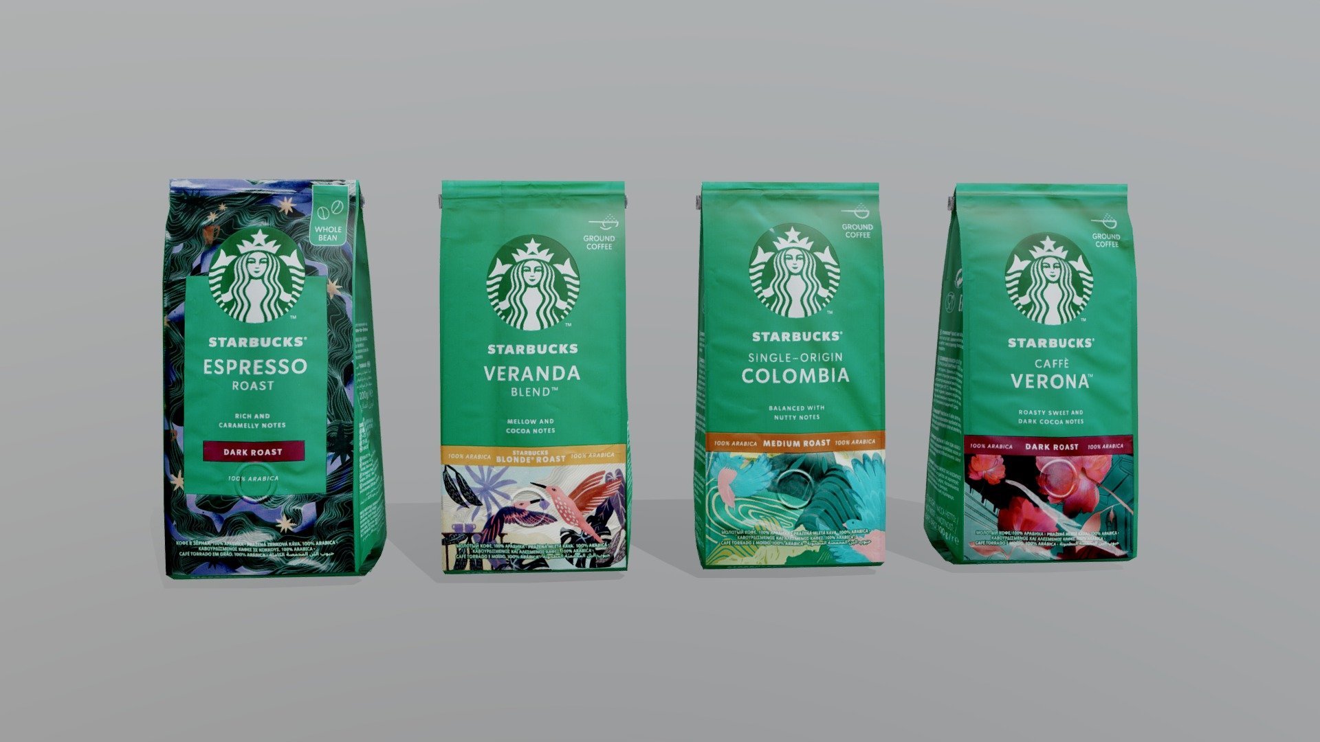 Blender 3.0 - Cycles. 

I have several packs of the coffee. I decided to immortalize these packs of coffee in 3D.




Video of the creation process: https://youtu.be/R2kLXf3CQOg

My portfolio: https://www.behance.net/virare3d

Buy model: https://www.blenderkit.com/get-blenderkit/197a34dc-7b02-42b6-975d-58e3fd2640fa/
 - Coffee Packaging - 3D model by Aleksei (@virare3d) 3d model