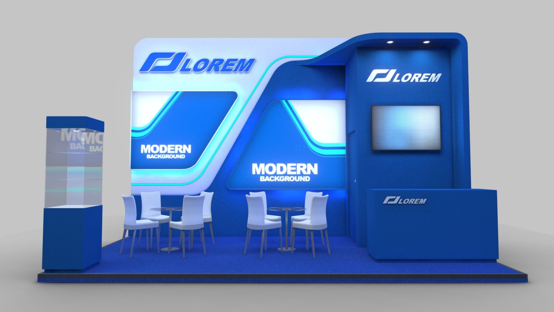 Exhibition stand 3D model (LBR) 18sqm / 6x3m

unit: cm

max height: 410cm

Polys: 64.180
Verts: 42.763



Native format: Autodesk 3Ds max 2018 / V-ray 3.60.03 render



Format: 




Autodesk 3Ds max 2105 / Default scanline render 
Fbx standart map
fbx V-ray complete map (embed)
Obj standrt map
Obj V-ray complete map (embed)
 - EXHIBITION STAND LBR - Buy Royalty Free 3D model by fasih.lisan 3d model