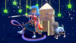 Space Adventure b3d, astronaut, stylize, spacegun, spacedog, blender, space, adventurekitchallenge, stylizeastonaut, stylizespacedog, stylizespace