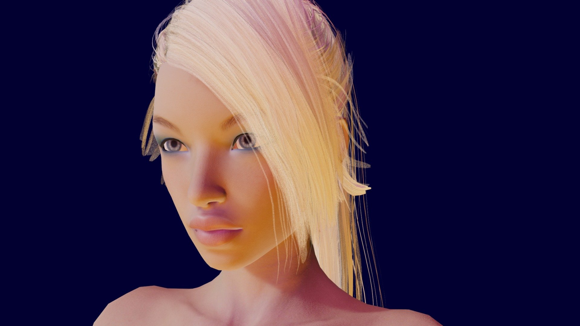 Disco Girl - 3D model by bauyo25 3d model